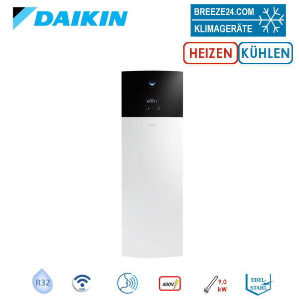 Daikin Altherma 3 R MT Z Hydromodul und Speicher ELVZ12S18E9W Heizen | Kühlen | 180L | 9 kW Heizstab